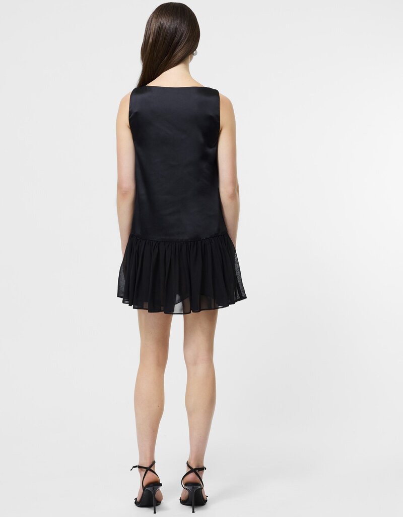 French Connection Marina Silky Drop Waist Mini Dress