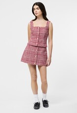 French Connection Brushed Houndstooth Sleeveless Top