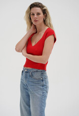 LNA Millie Cap Sleeve Sweater