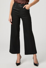 Paige Anessa Wide Leg - Black Fog Luxe Coating