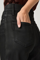 Paige Anessa Wide Leg - Black Fog Luxe Coating