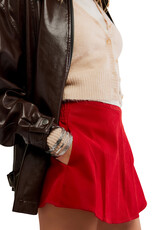 Free People Paradise Found Suede Skirt