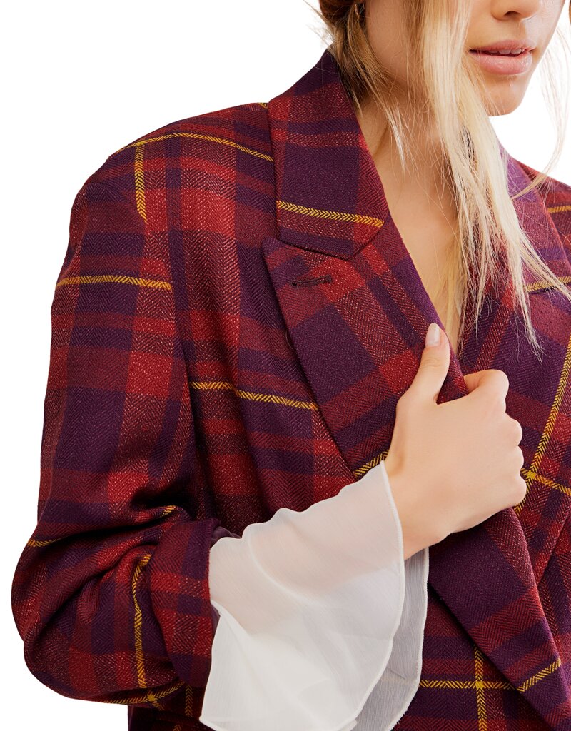 Free People Dean Double-Breasted Blazer