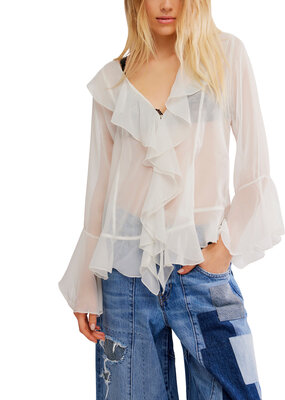 Free People Bali Tulula Chiffon Top