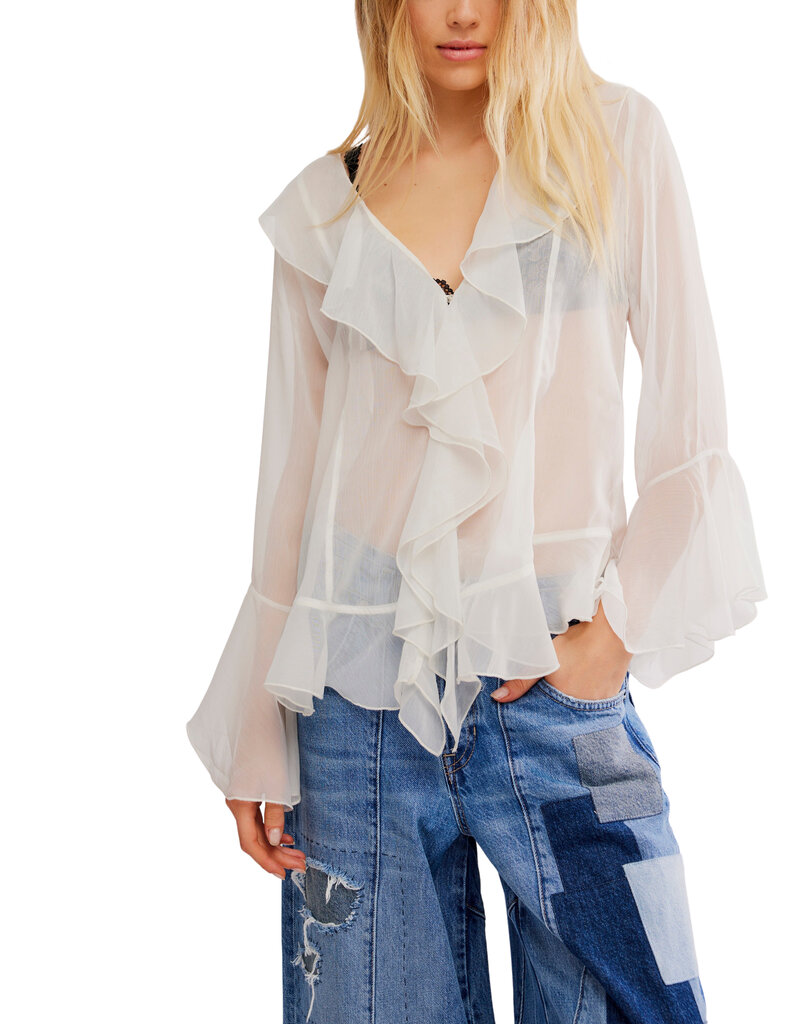 Free People Bali Tulula Chiffon Top