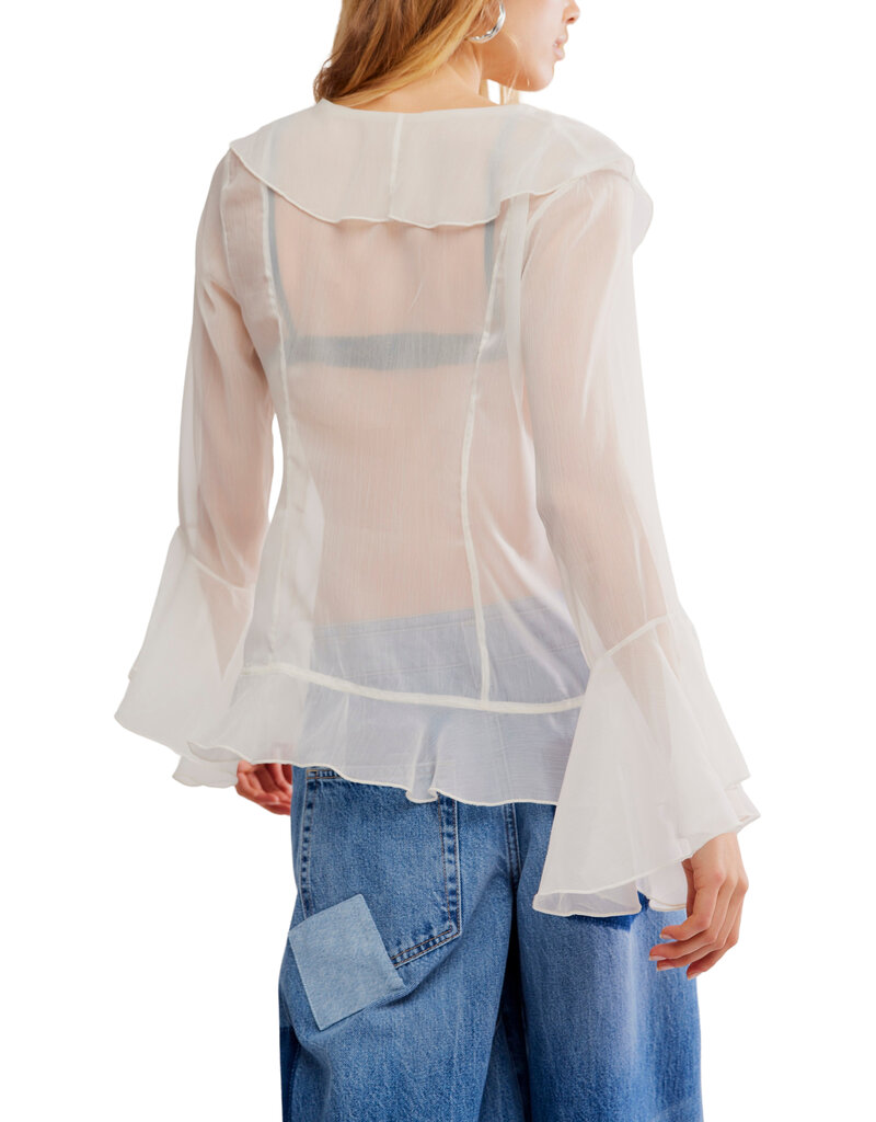 Free People Bali Tulula Chiffon Top