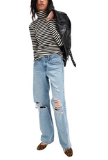 Free People Good Good Stripe Turtleneck