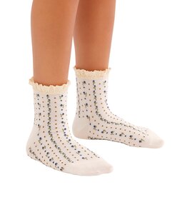 Free People Rosebud Waffle Knit Ankle Socks