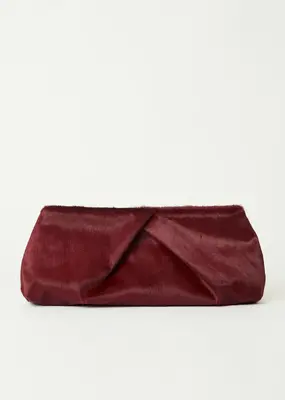 B-Low the Belt Jino Calf-Hair Clutch
