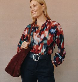 Bella Dahl Mandarin Collar Button Down