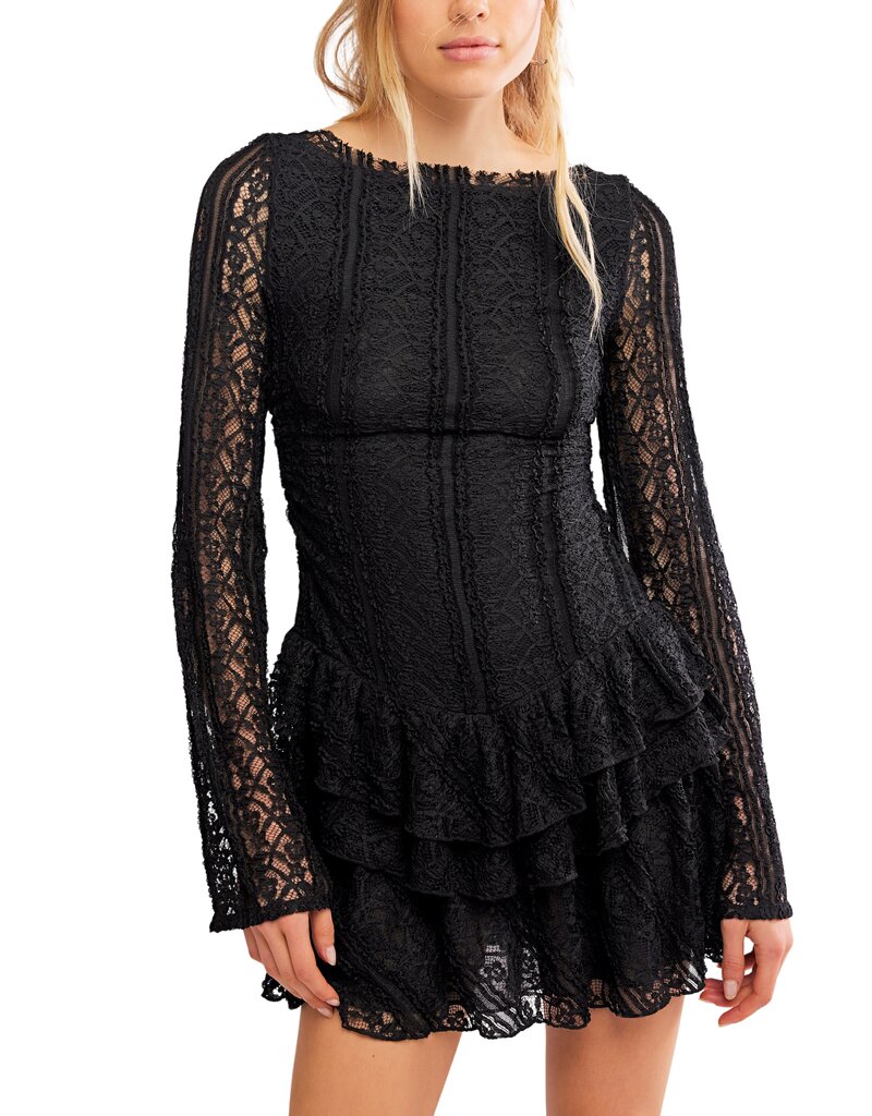 Free People Tabby Lace Mini Dress