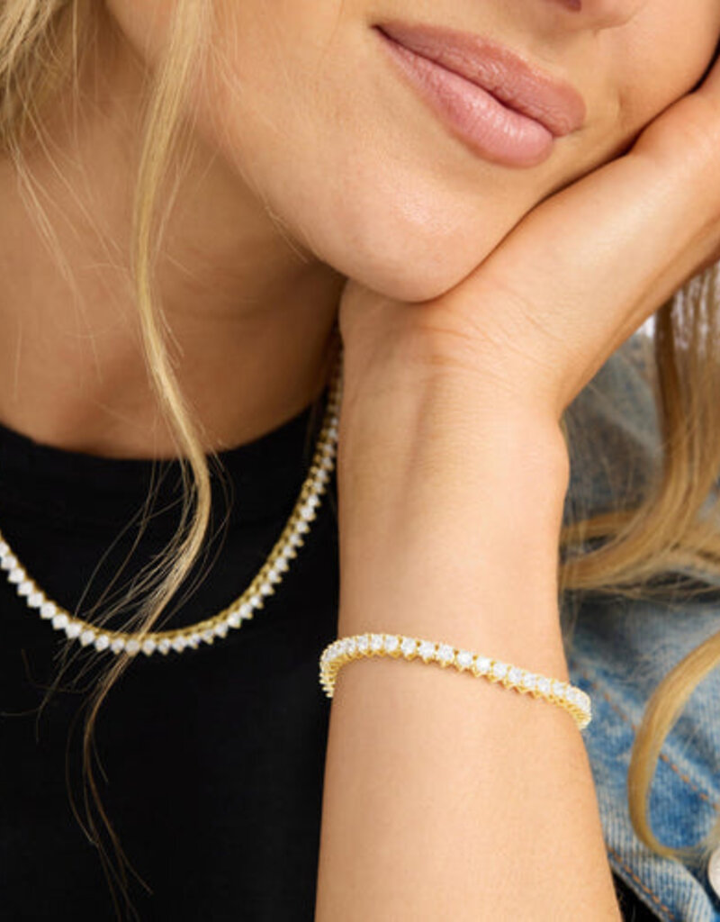 Melinda Maria Not Your Basic Tennis Bracelet