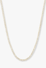 Melinda Maria Baby Not Your Basic Tennis Necklace 16"