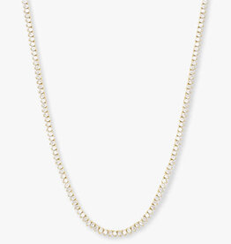 Melinda Maria Baby Not Your Basic Tennis Necklace 16"