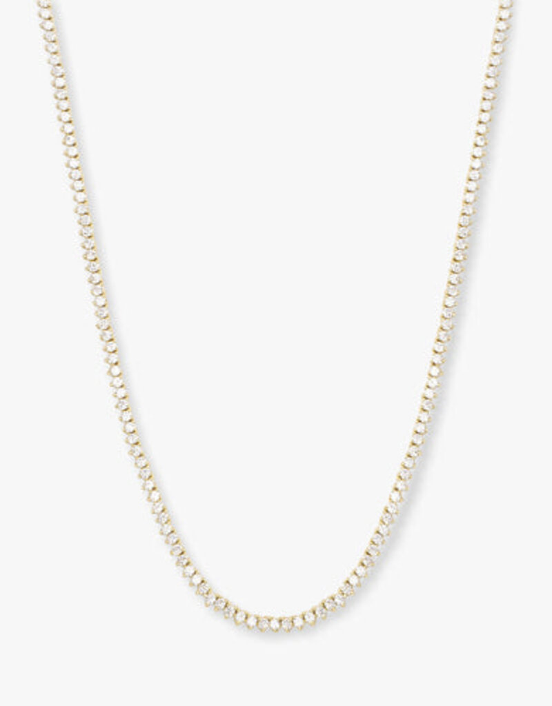 Melinda Maria Baby Not Your Basic Tennis Necklace 16"