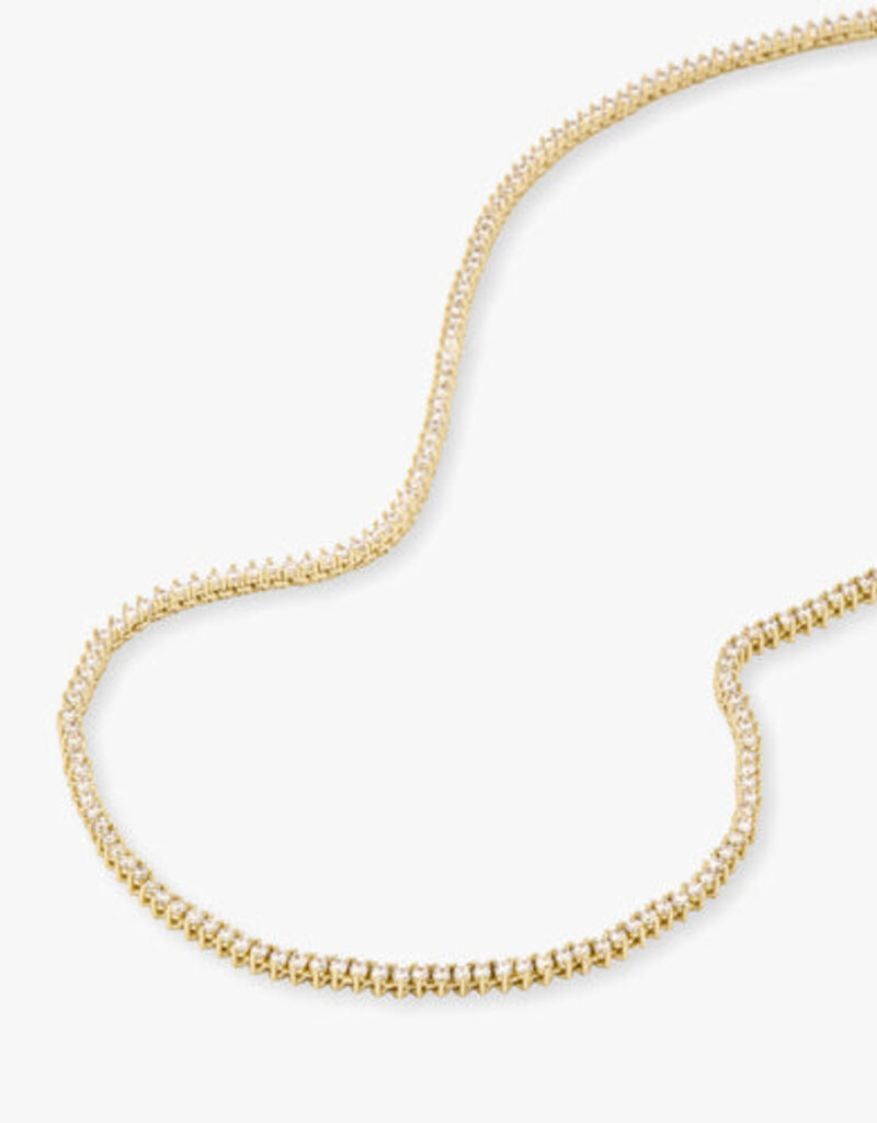 Melinda Maria Baby Not Your Basic Tennis Necklace 16"