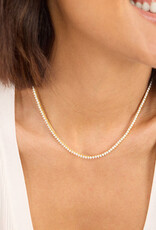 Melinda Maria Baby Not Your Basic Tennis Necklace 16"