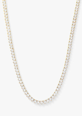 Melinda Maria Not Your Basic Tennis Necklace 16"