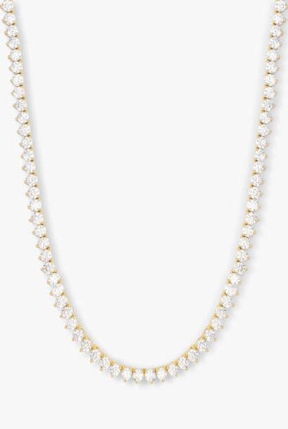Mama Not Your Basic Tennis Necklace 18"
