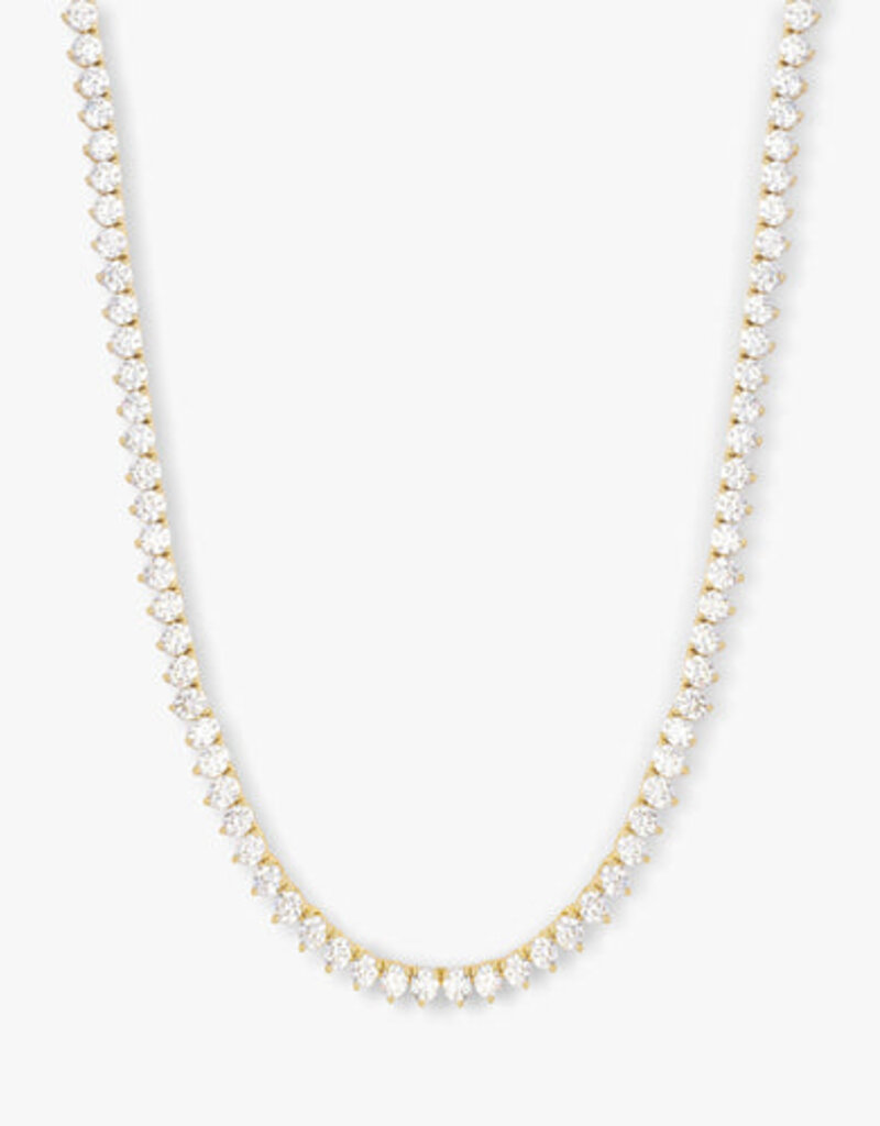 Melinda Maria Mama Not Your Basic Tennis Necklace 18"