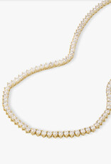 Melinda Maria Mama Not Your Basic Tennis Necklace 18"