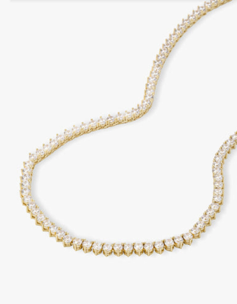 Melinda Maria Mama Not Your Basic Tennis Necklace 18"