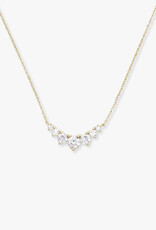 Melinda Maria Not Your Basic Multi Stone Pendant Necklace