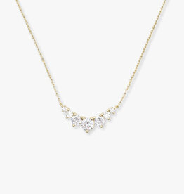 Melinda Maria Not Your Basic Multi Stone Pendant Necklace