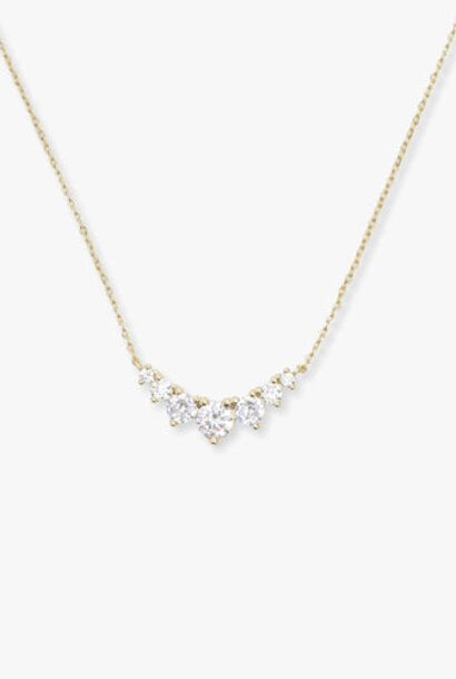 Not Your Basic Multi Stone Pendant Necklace