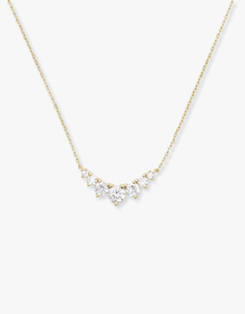 Melinda Maria Not Your Basic Multi Stone Pendant Necklace