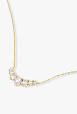 Melinda Maria Not Your Basic Multi Stone Pendant Necklace