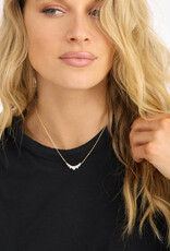 Melinda Maria Not Your Basic Multi Stone Pendant Necklace