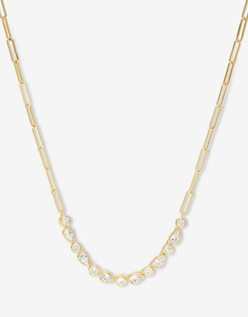 Melinda Maria Isla Samantha Tennis Necklace