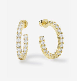 Melinda Maria Heiress Hoops 1"
