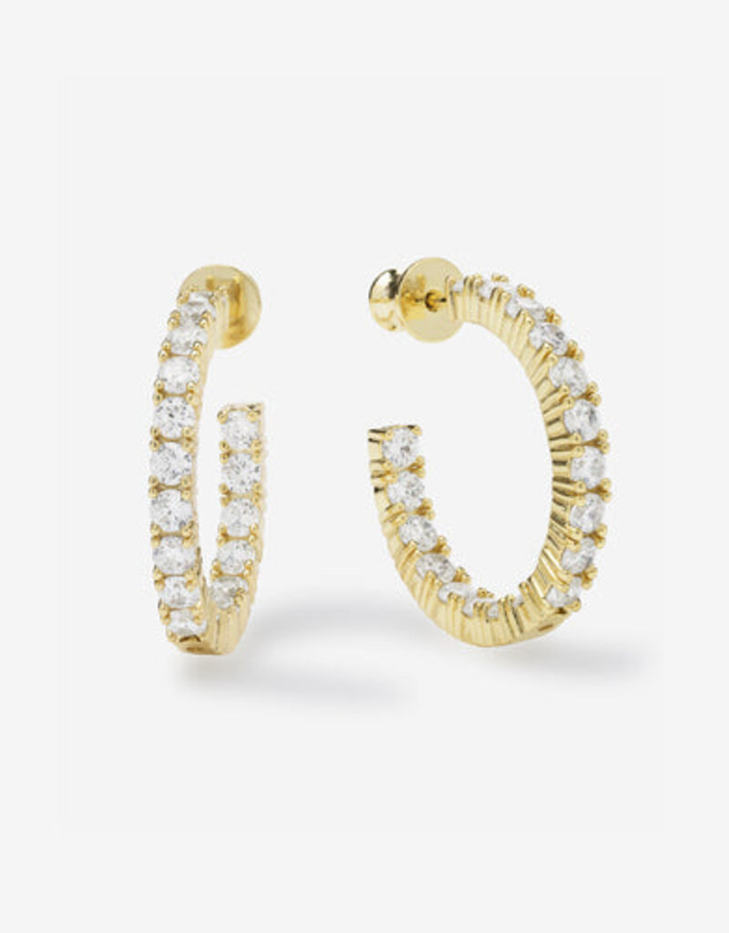 Melinda Maria Heiress Hoops 1"