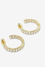 Melinda Maria Heiress Hoops 1"