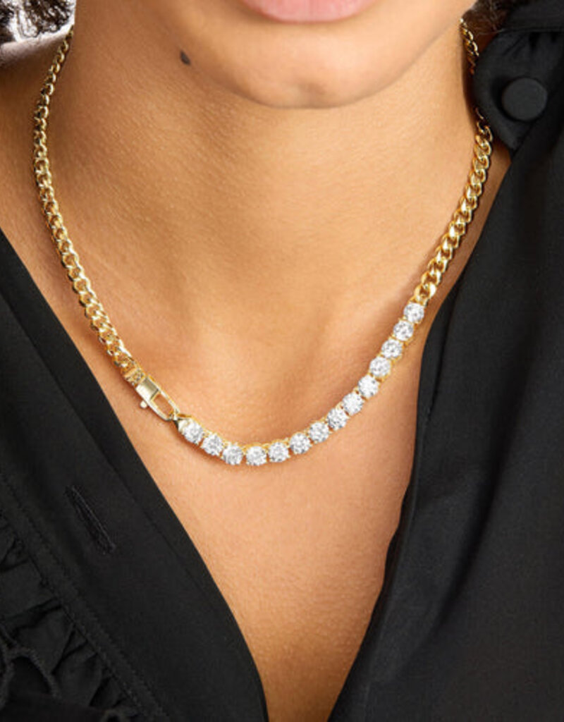 Melinda Maria Baby Julian Really Loves Diamonds Necklace 16"