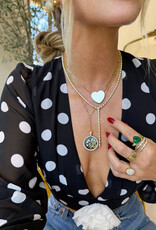 Melinda Maria Pave Serpent Lariat Necklace 16"