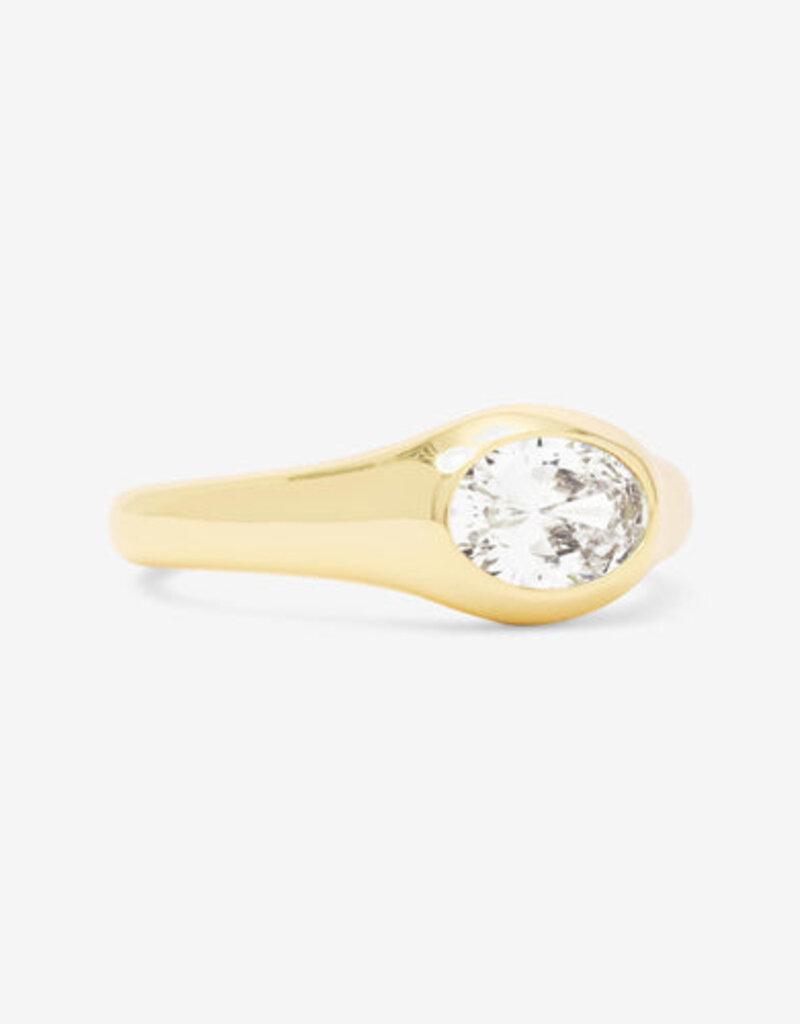 Melinda Maria She's A Boss Signet Ring