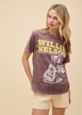Daydreamer Willie Nelson Red Headed Stranger Weekend Tee