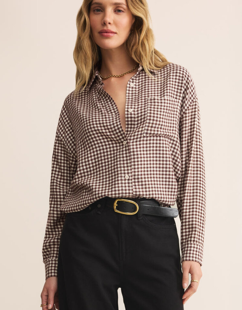 Z Supply River Plaid Button Up