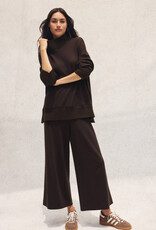 Z Supply Sable Luxe Mock Neck Top