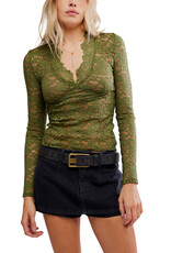 Free People All Day Lace Long Sleeve