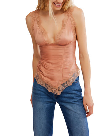 Free People Elena Lace Tank