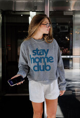 Sunny Somewhere Stay Home Club Raglan Crew