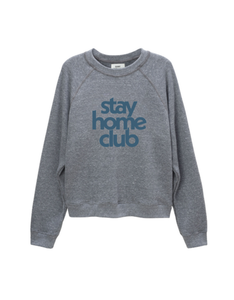 Sunny Somewhere Stay Home Club Raglan Crew