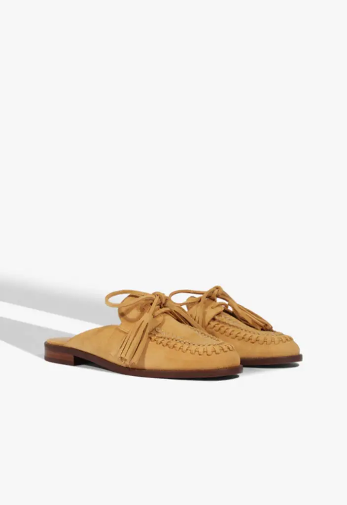 Schutz Kim Mule Suede Flat