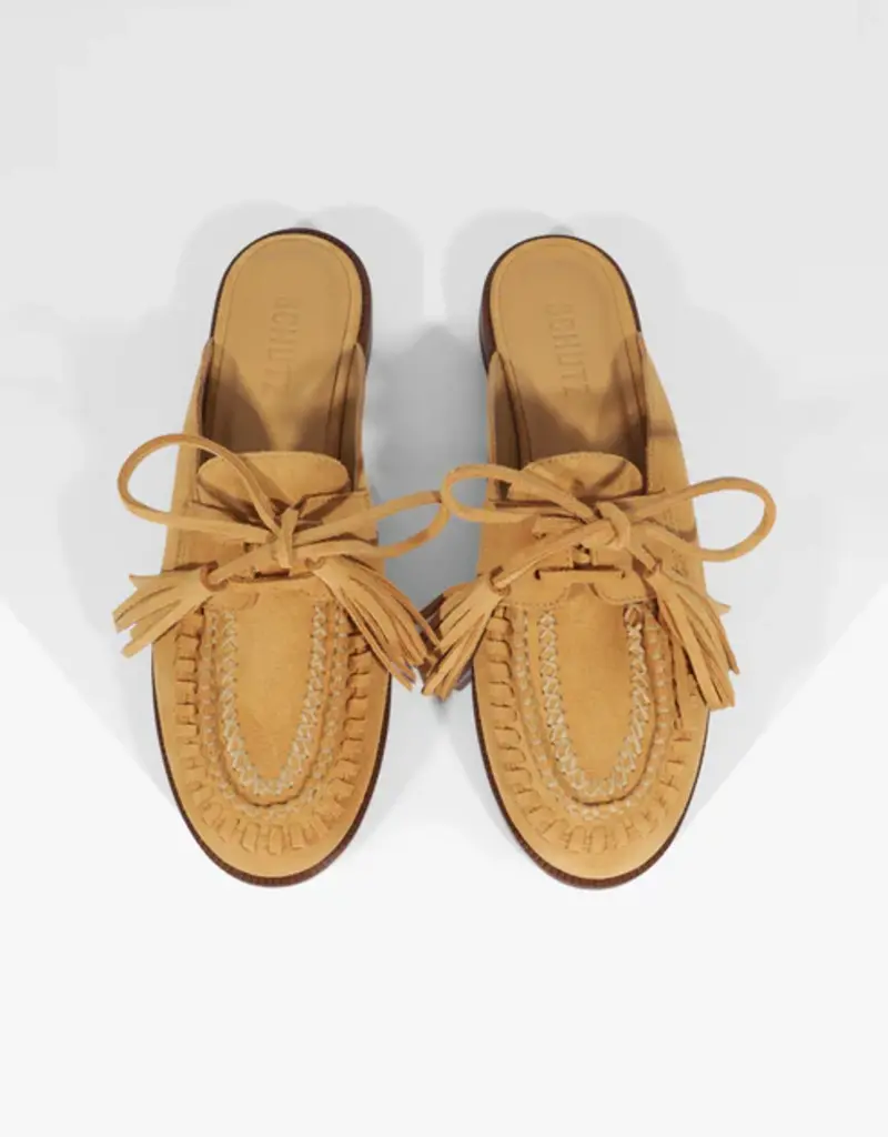 Schutz Kim Mule Suede Flat