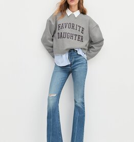 Favorite Daughter Cropped Collegiate Sweatshirt