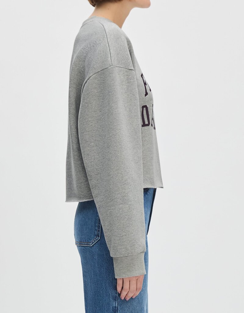 Favorite Daughter Cropped Collegiate Sweatshirt
